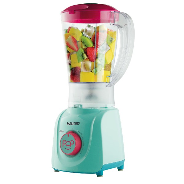 Encontraproduto.com.br - Liquidificador Mallory Tornado Pop - 3 Velocidades - Função Pulsar e Autolimpeza- Jarra 2,1L - AZ