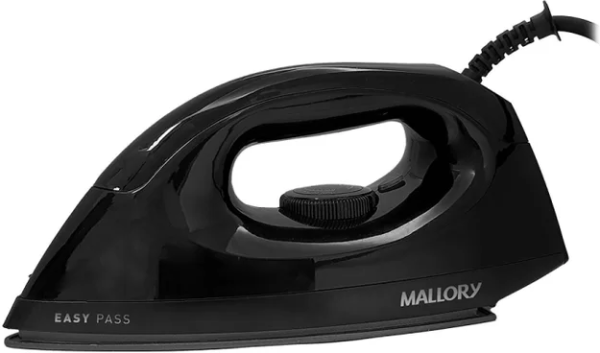 FERRO DE PASSAR A SECO MALLORY EASY PASS PRETO 220V