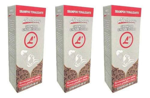 Shampoo Lohanny Cinza Escuro 70ml