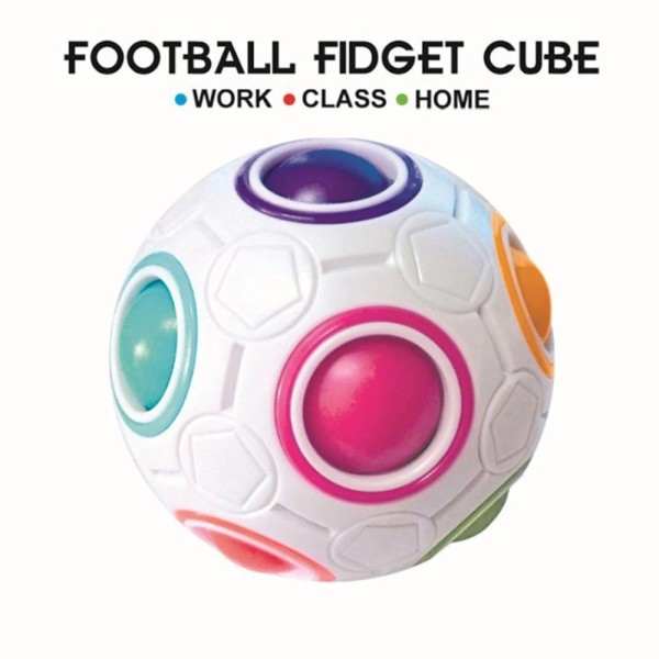 Encontraproduto.com.br - Football Fidget Cube Cubo Mágico Bola Jogo Quebra Cabeça