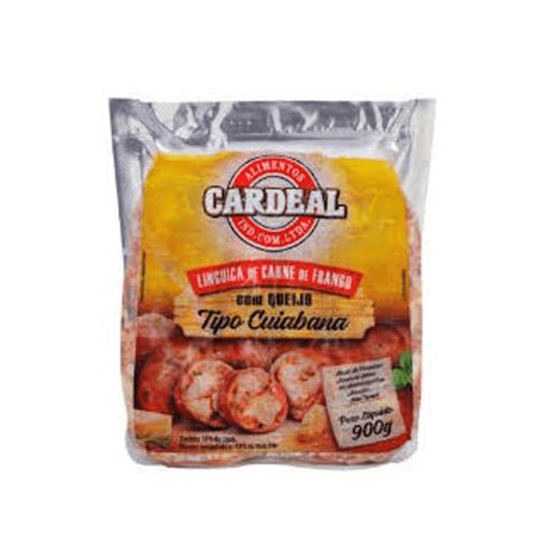 Linguiça Tipo Cuiabana Cardeal Frango 900g