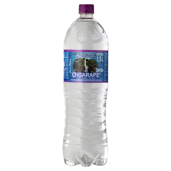 Encontraproduto.com.br - Água Mineral Natural Com Gás Igarapé Garrafa 1,5l