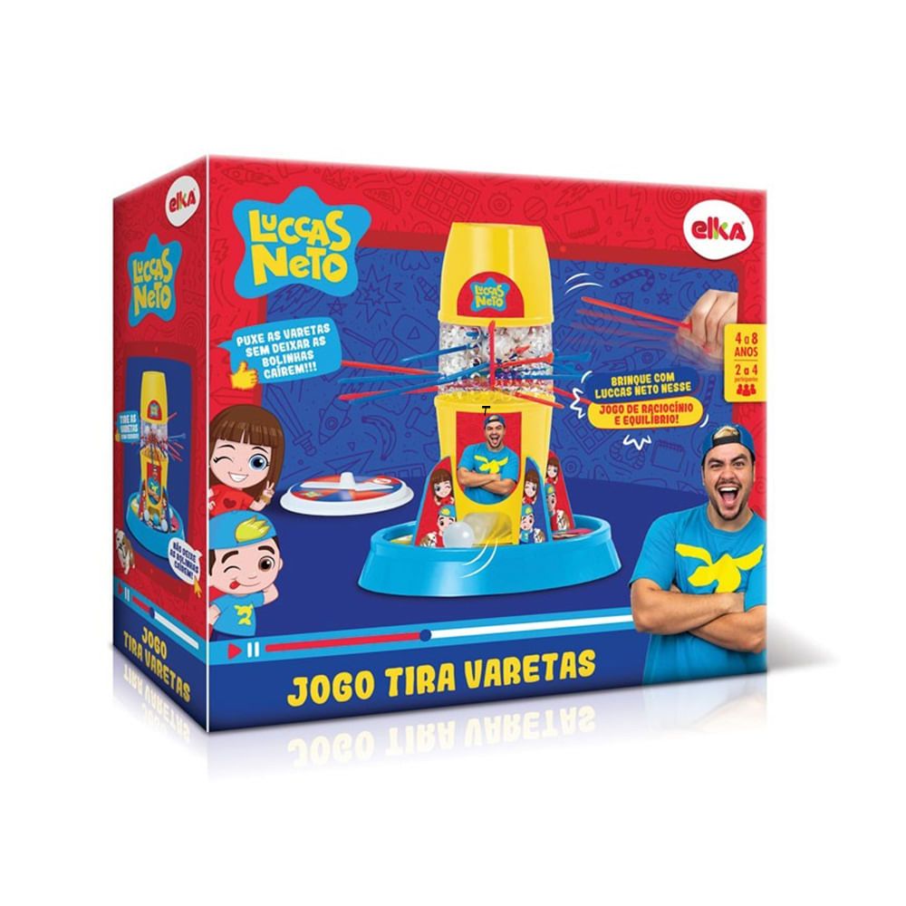 Encontraproduto.com.br - Jogo Tira Varetas Luccas Neto - Elka