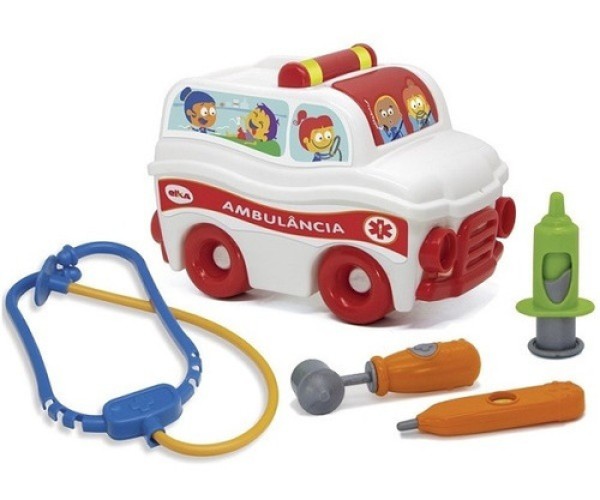 Brincando De Profissoes Sos Resgate Ambulancia