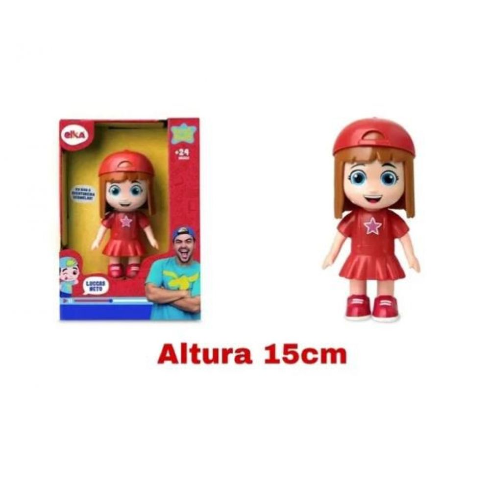 Encontraproduto.com.br - Boneco Luccas Neto Aventureiro Azul Elka 1125