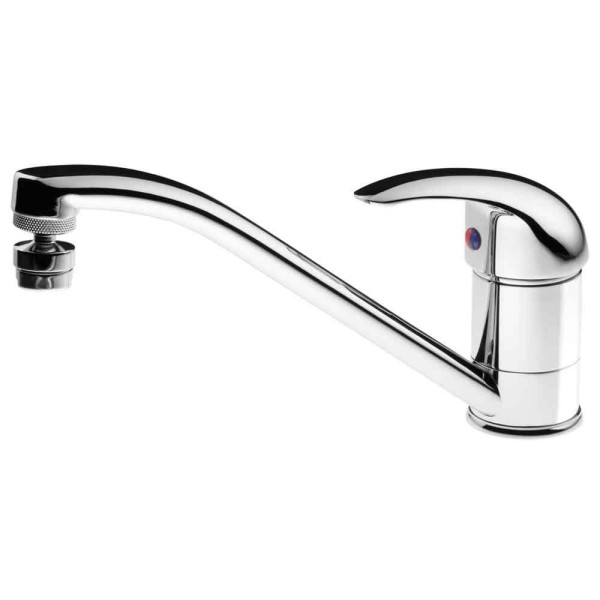 Encontraproduto.com.br - Monocomando para cozinha de bancada Allure cromado Lorenzetti