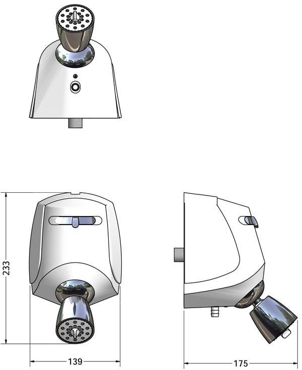 Encontraproduto.com.br - Ducha Relax Ultra 3 Temperaturas Branco/Cromado 220v 5500w Lorenzetti