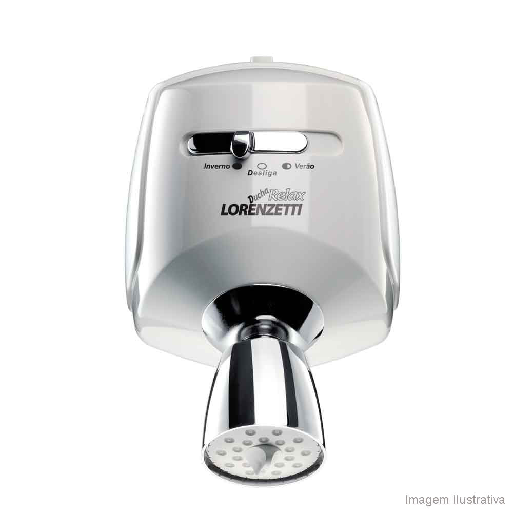 Encontraproduto.com.br - Ducha Relax Ultra 3 Temperaturas Branco/Cromado 220v 5500w Lorenzetti