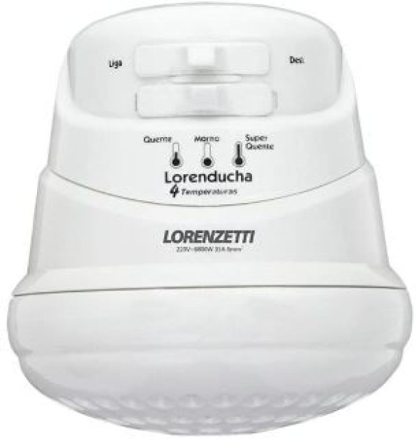 Ducha Lorenzetti Lorenducha Branco 6800W 220V