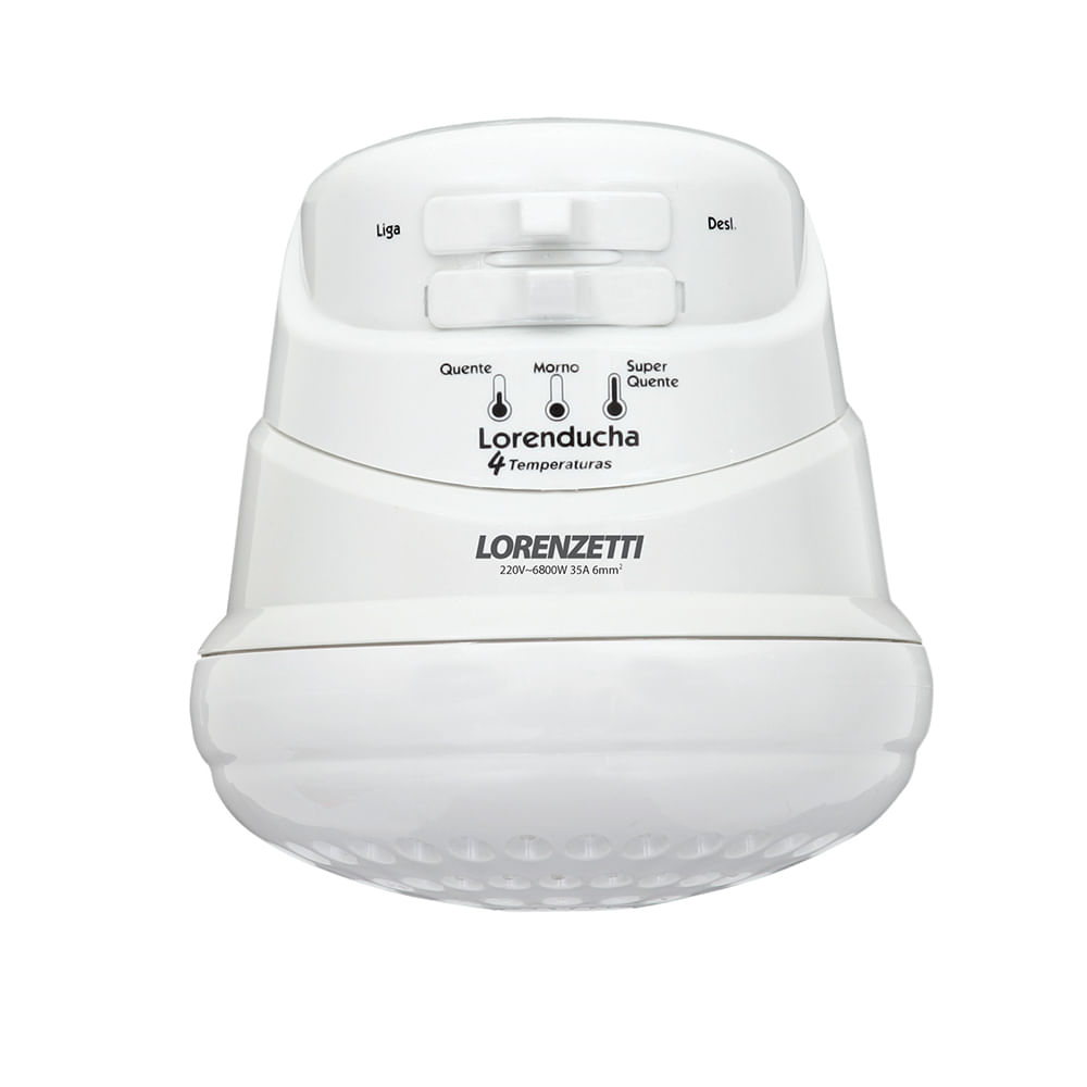 Encontraproduto.com.br - Ducha Lorenzetti Lorenducha Branco 6800W 220V
