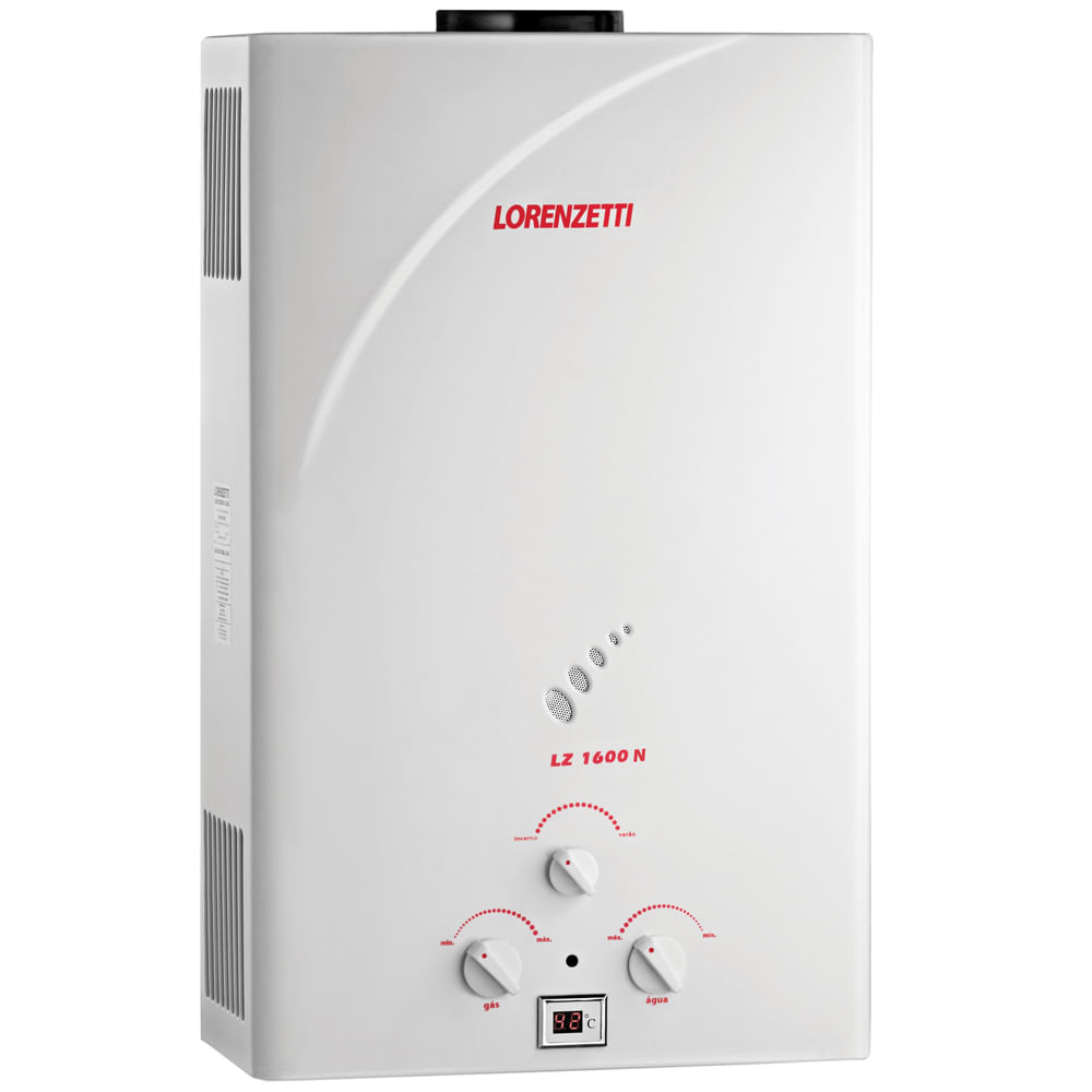 Encontraproduto.com.br - Aquecedor de Água a Gás LZ 1600N Lorenzetti