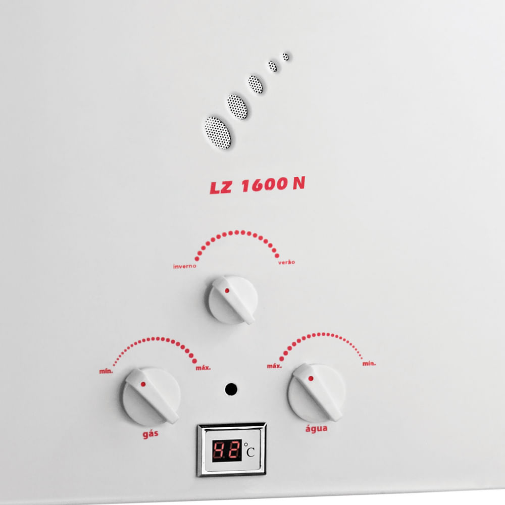 Encontraproduto.com.br - Aquecedor de Água a Gás LZ 1600N Lorenzetti