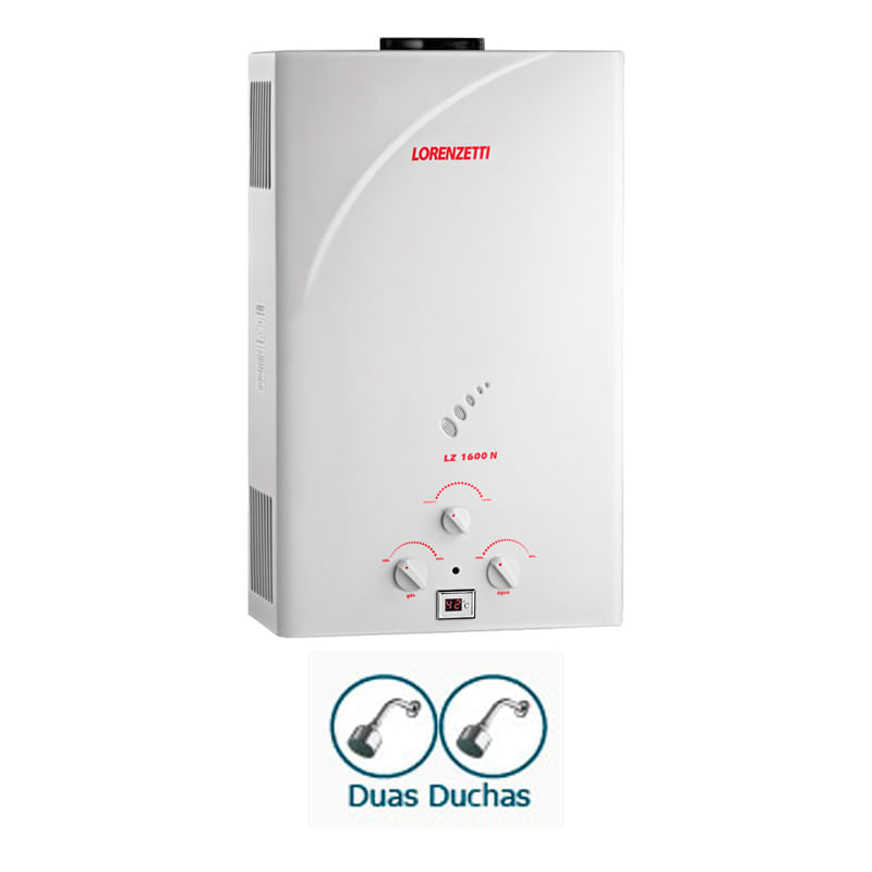 Encontraproduto.com.br - Aquecedor de Água a Gás LZ 1600N Lorenzetti