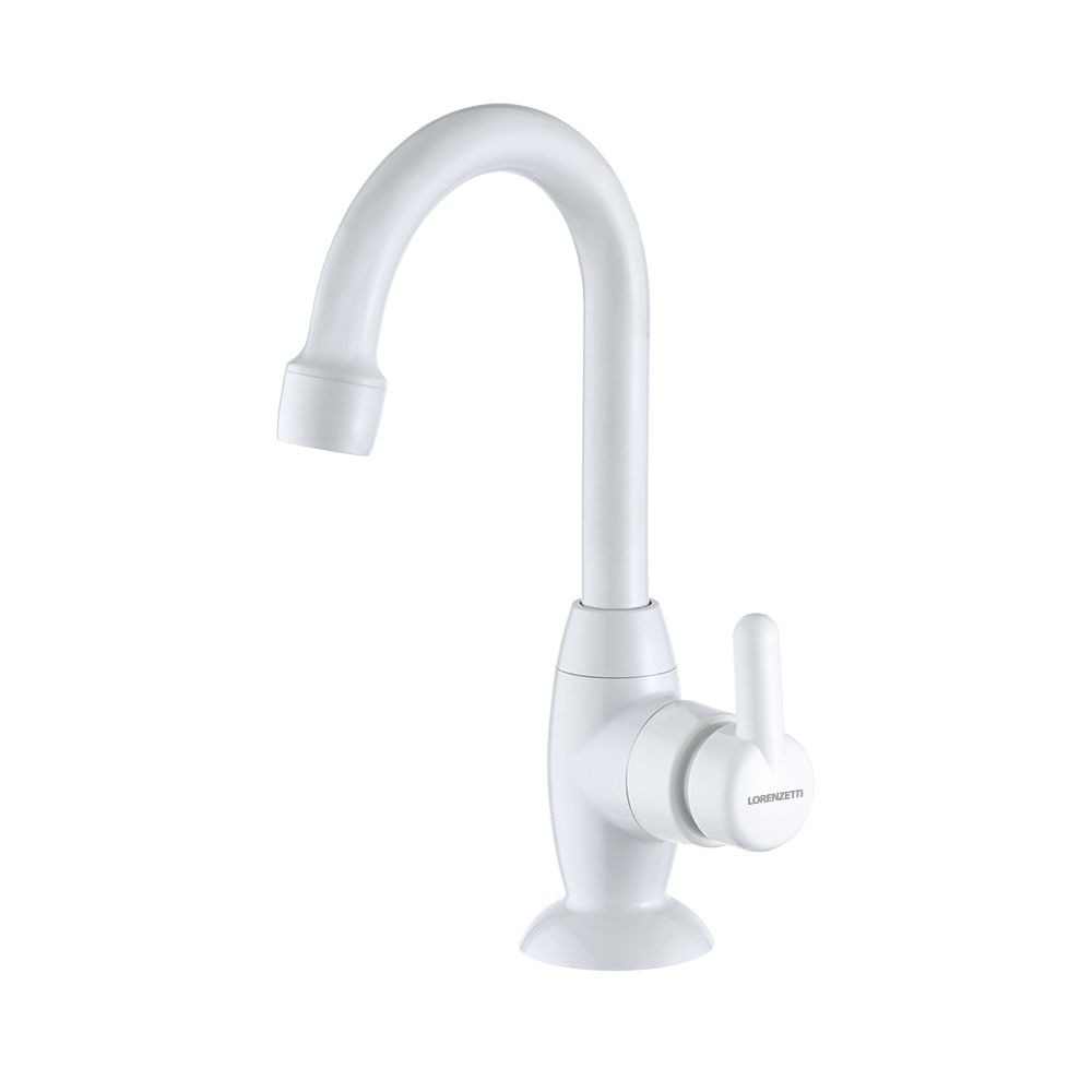 Encontraproduto.com.br - Torneira de Mesa Para Lavatório 1195 F31 Branco Lorezentti
