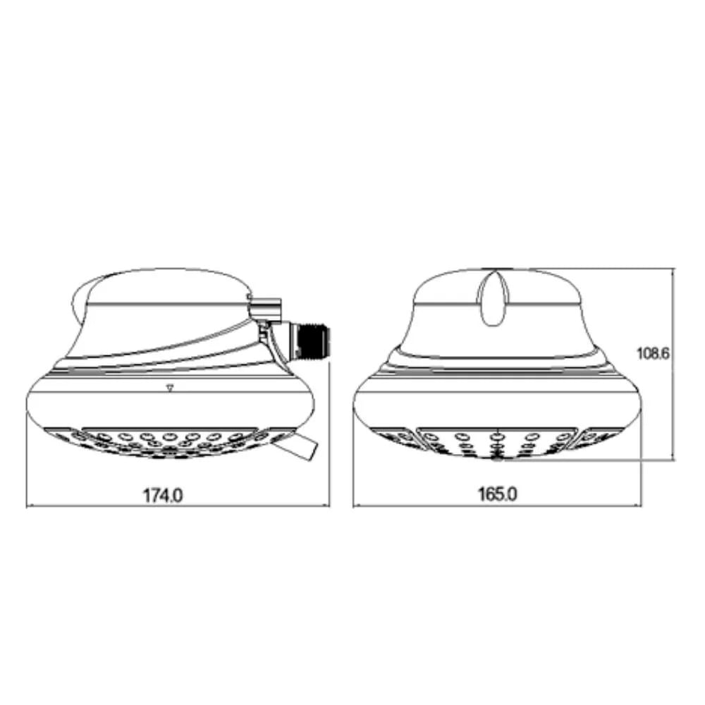 Encontraproduto.com.br - Ducha 4 Temperaturas Lorenzetti Bella Ducha 220V