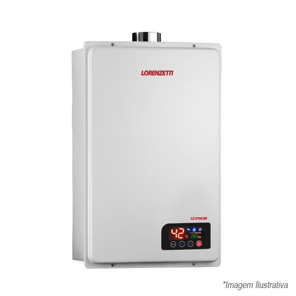 Encontraproduto.com.br - Aquecedor de Água a Gás GLP LZ 3700 D Exaustão Forçada - 7412095 - Lorenzetti