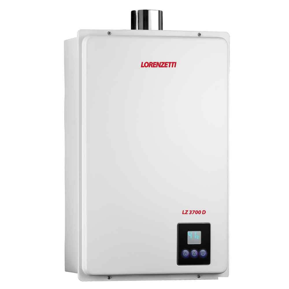 Encontraproduto.com.br - Aquecedor de Água a Gás GLP LZ 3700 D Exaustão Forçada - 7412095 - Lorenzetti