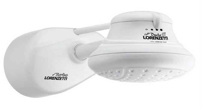 Encontraproduto.com.br - Chuveiro Elétrico Multitemperatura com 4 Temperaturas Bella Ducha Turbo Ultra Branco 220V 6800W - Lorenzetti