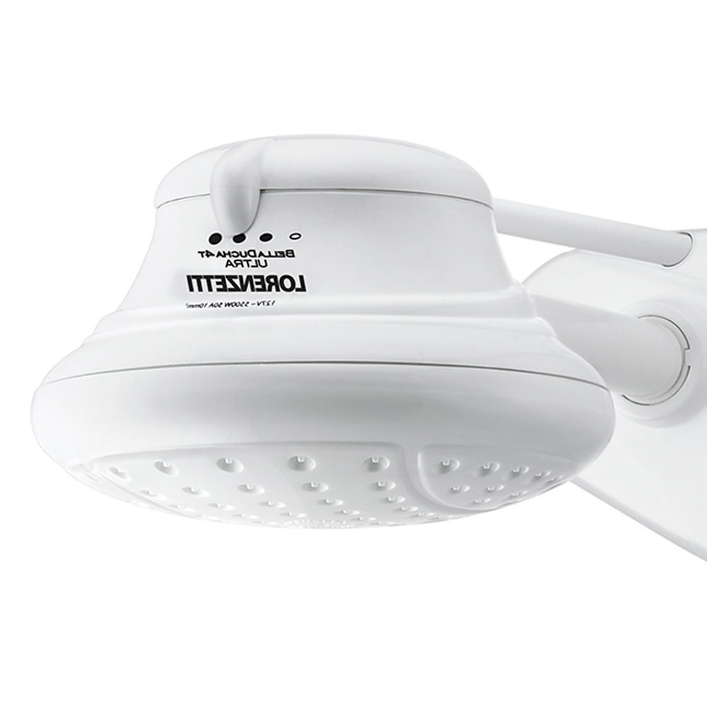 Encontraproduto.com.br - Chuveiro Elétrico Multitemperatura com 4 Temperaturas Bella Ducha Turbo Ultra Branco 220V 6800W - Lorenzetti