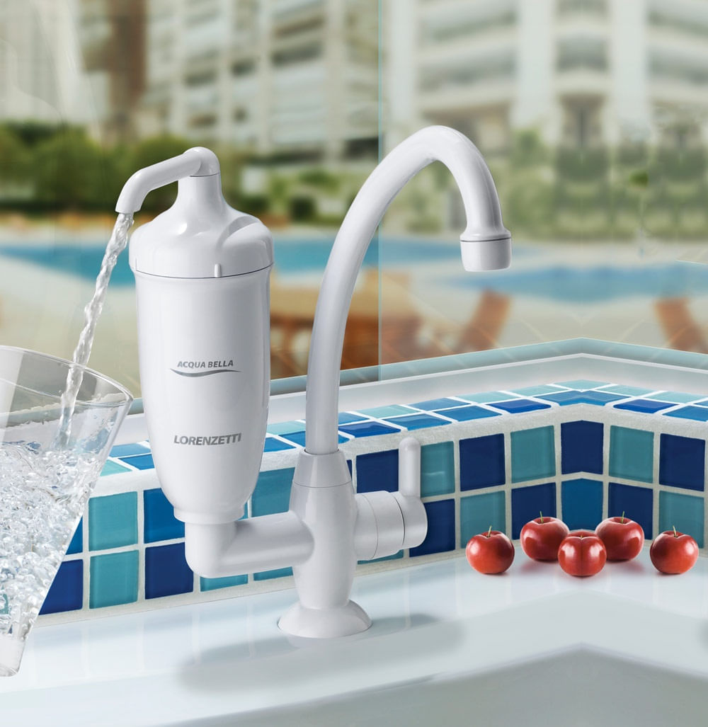 Encontraproduto.com.br - Purificador Acqua Bella Com Torneira Branco Lorenzetti