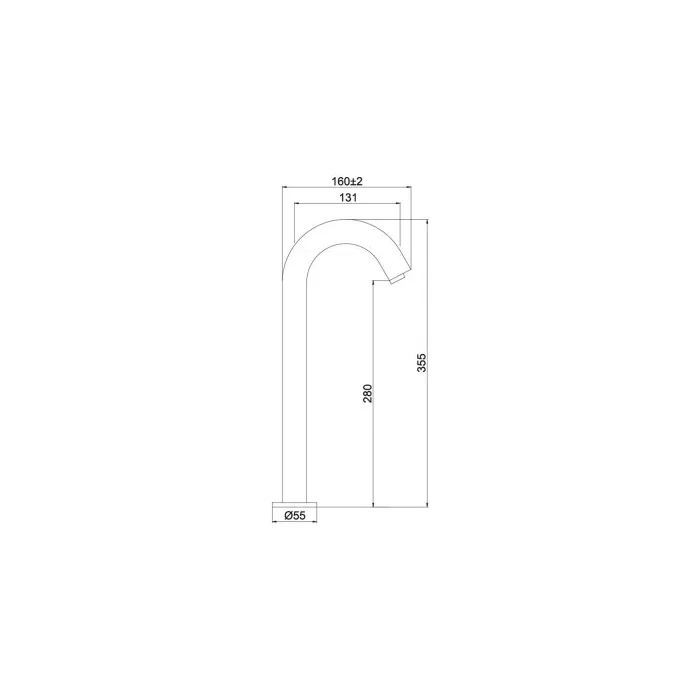Encontraproduto.com.br - Torneira Lorensense 1187 C80 Acionamento Automático Com Sensor Lorenzetti