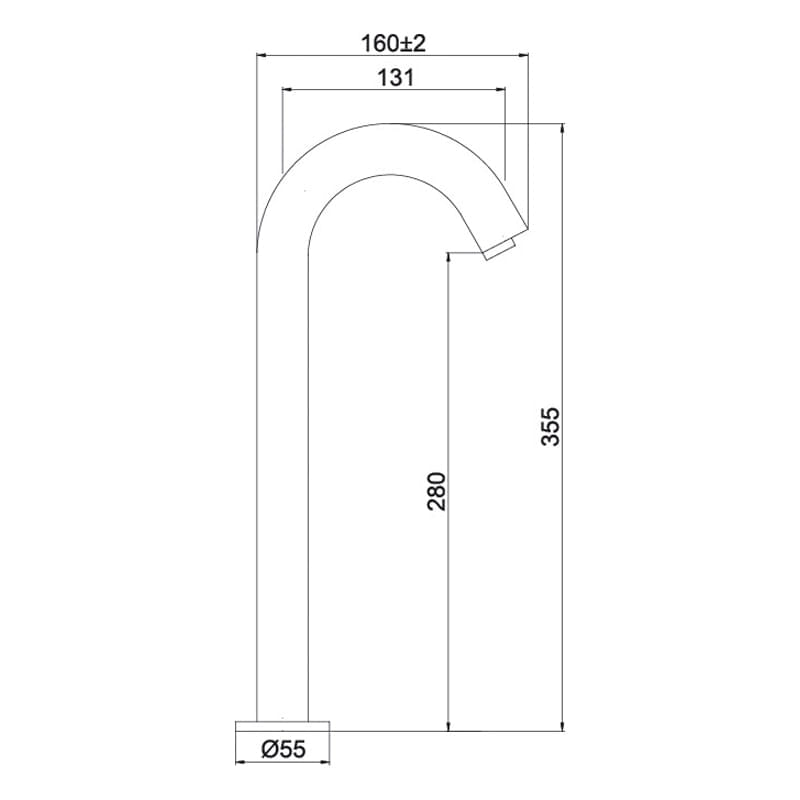 Encontraproduto.com.br - Torneira Lorensense 1187 C80 Acionamento Automático Com Sensor Lorenzetti