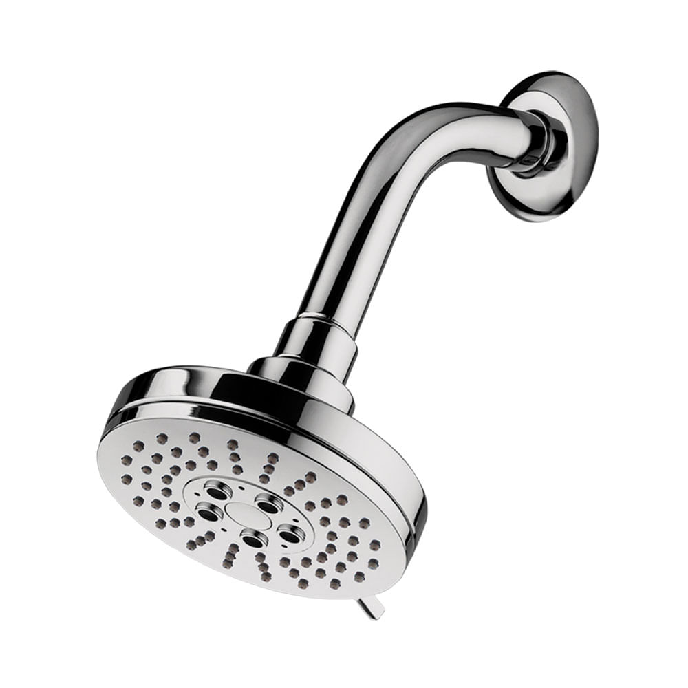 Encontraproduto.com.br - Ducha Lorenzetti De Parede Lorentrio 7002 C16 Com 3 Opções De Jato