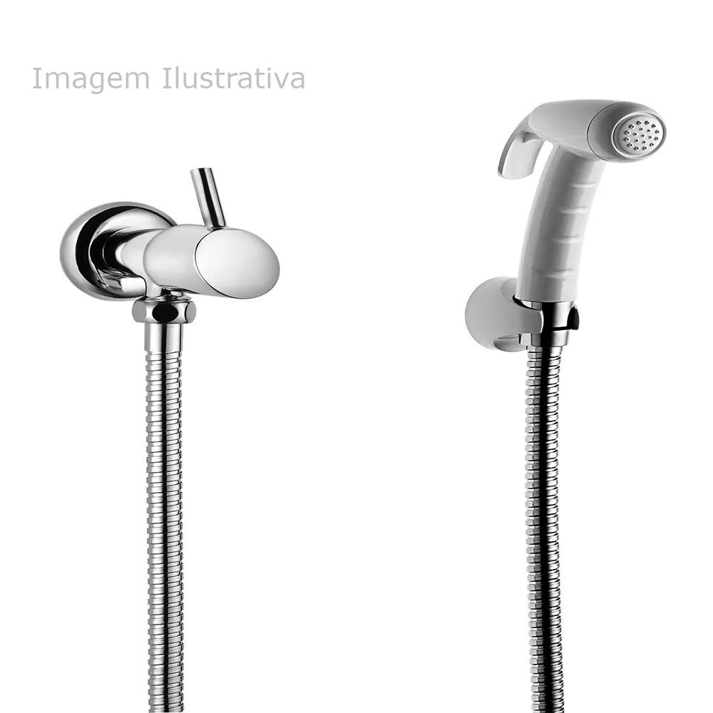 Encontraproduto.com.br - Ducha Higiênica Lorenzetti Swan 1984 C42 com Registro Branca
