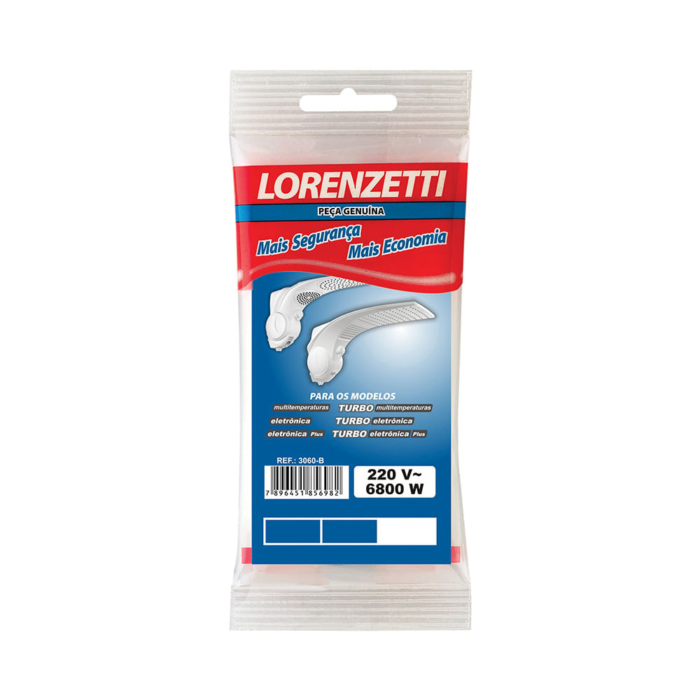 Encontraproduto.com.br - RESIST 3060B CHUV DUO SHO 220V 6800W LORENZETTI