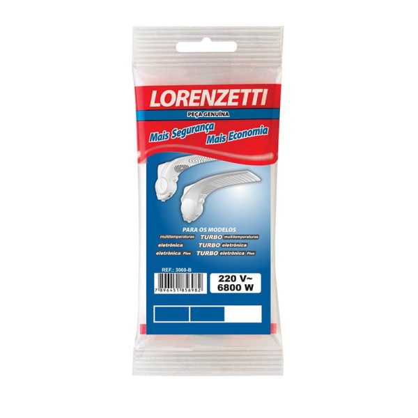 Encontraproduto.com.br - RESIST 3060B CHUV DUO SHO 220V 6800W LORENZETTI