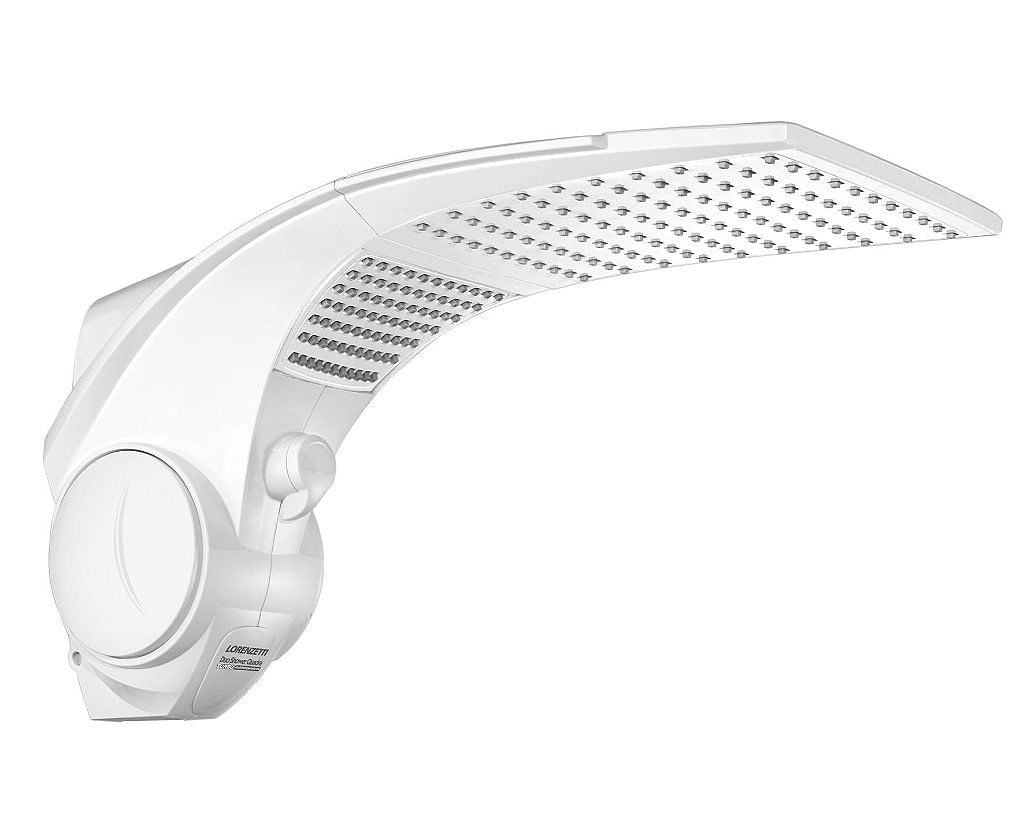 Encontraproduto.com.br - Ducha Duo Shower Turbo Multitemperatura Branca 220V 6800W Lorenzetti