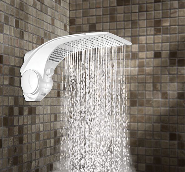 Encontraproduto.com.br - Ducha Duo Shower Turbo Multitemperatura Branca 220V 6800W Lorenzetti