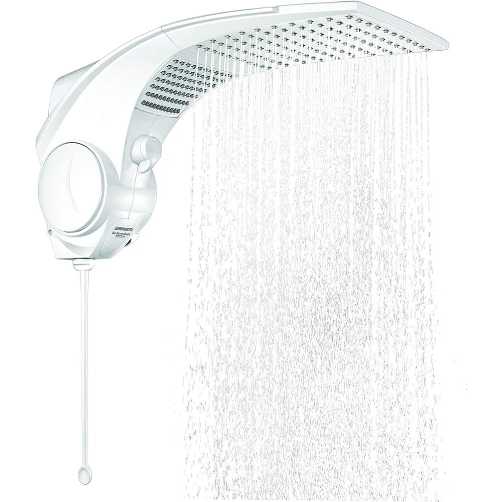 Encontraproduto.com.br - Ducha Duo Shower Turbo Multitemperatura Branca 220V 6800W Lorenzetti