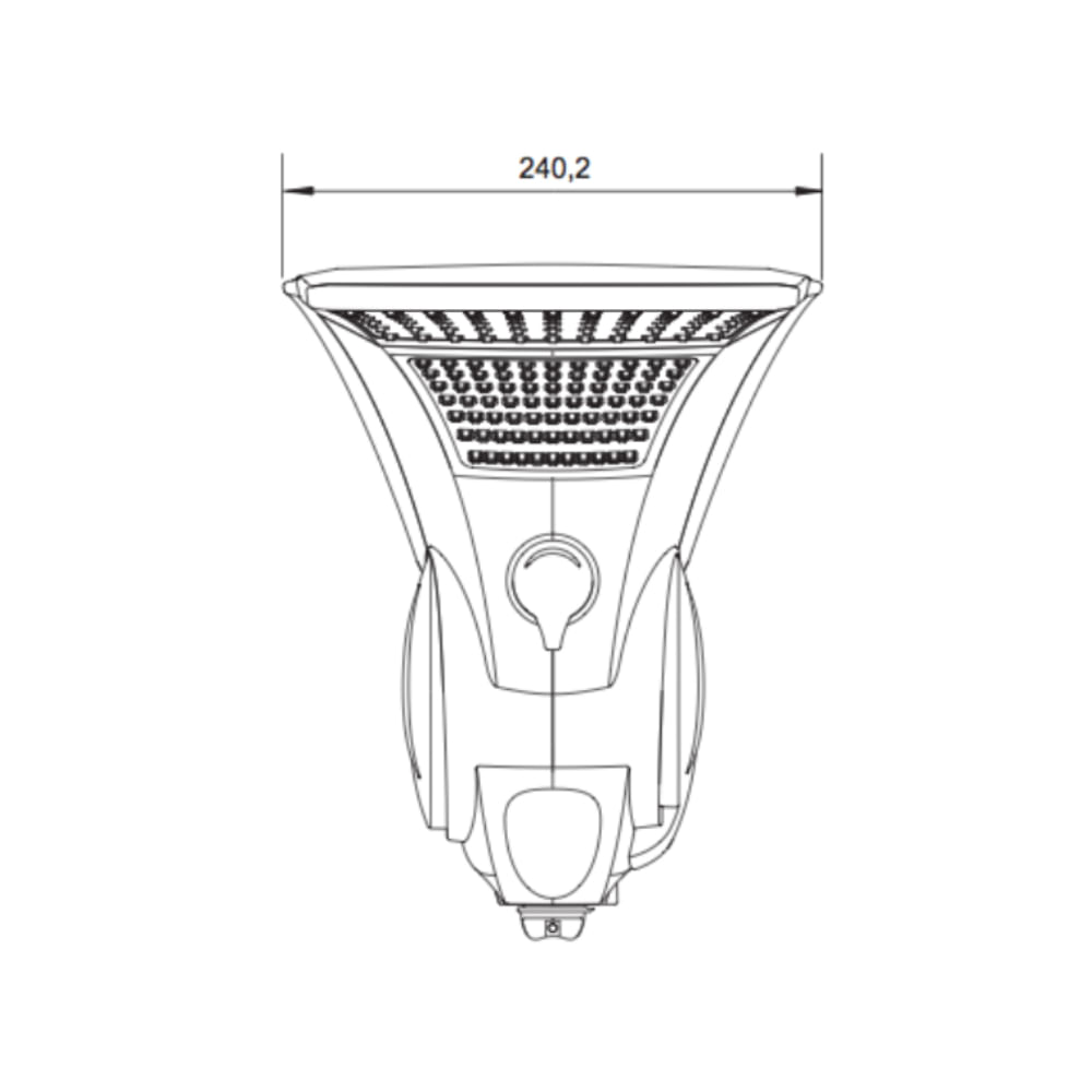 Encontraproduto.com.br - Ducha Duo Shower Turbo Multitemperatura Branca 220V 6800W Lorenzetti