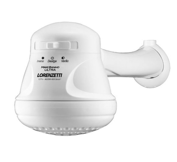 Encontraproduto.com.br - CHUVEIRO MAXI BANHO ULTRA C/CANO 127V LORENZETTI