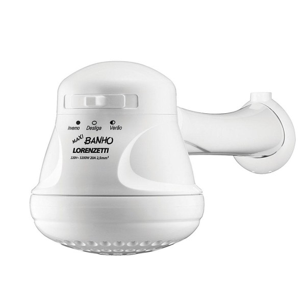 Encontraproduto.com.br - CHUVEIRO MAXI BANHO ULTRA C/CANO 127V LORENZETTI