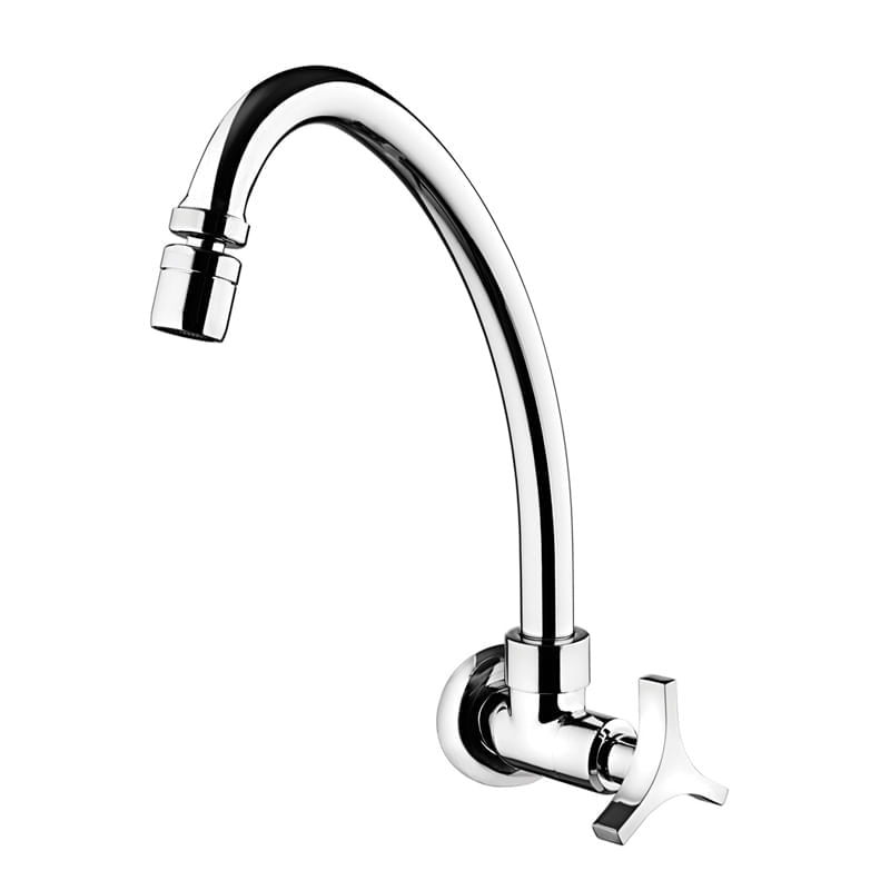 Encontraproduto.com.br - Torneira Lorenzetti LorenTrio 1168 C33 com Bica Alta de Parede Cromada