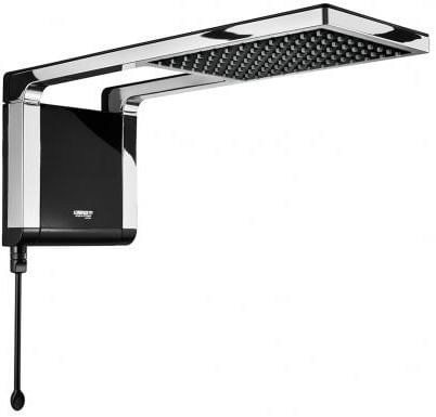 Encontraproduto.com.br - Chuveiro Lorenzetti Acqua Storm Ultra 7800W Preto com Cromado – 220 Volts