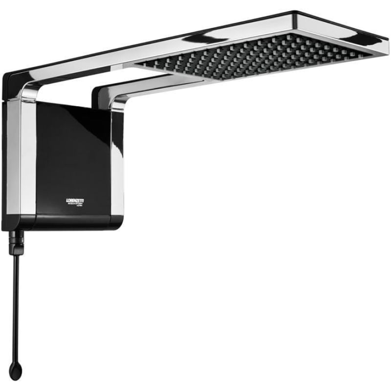 Encontraproduto.com.br - Chuveiro Lorenzetti Acqua Storm Ultra 7800W Preto com Cromado – 220 Volts