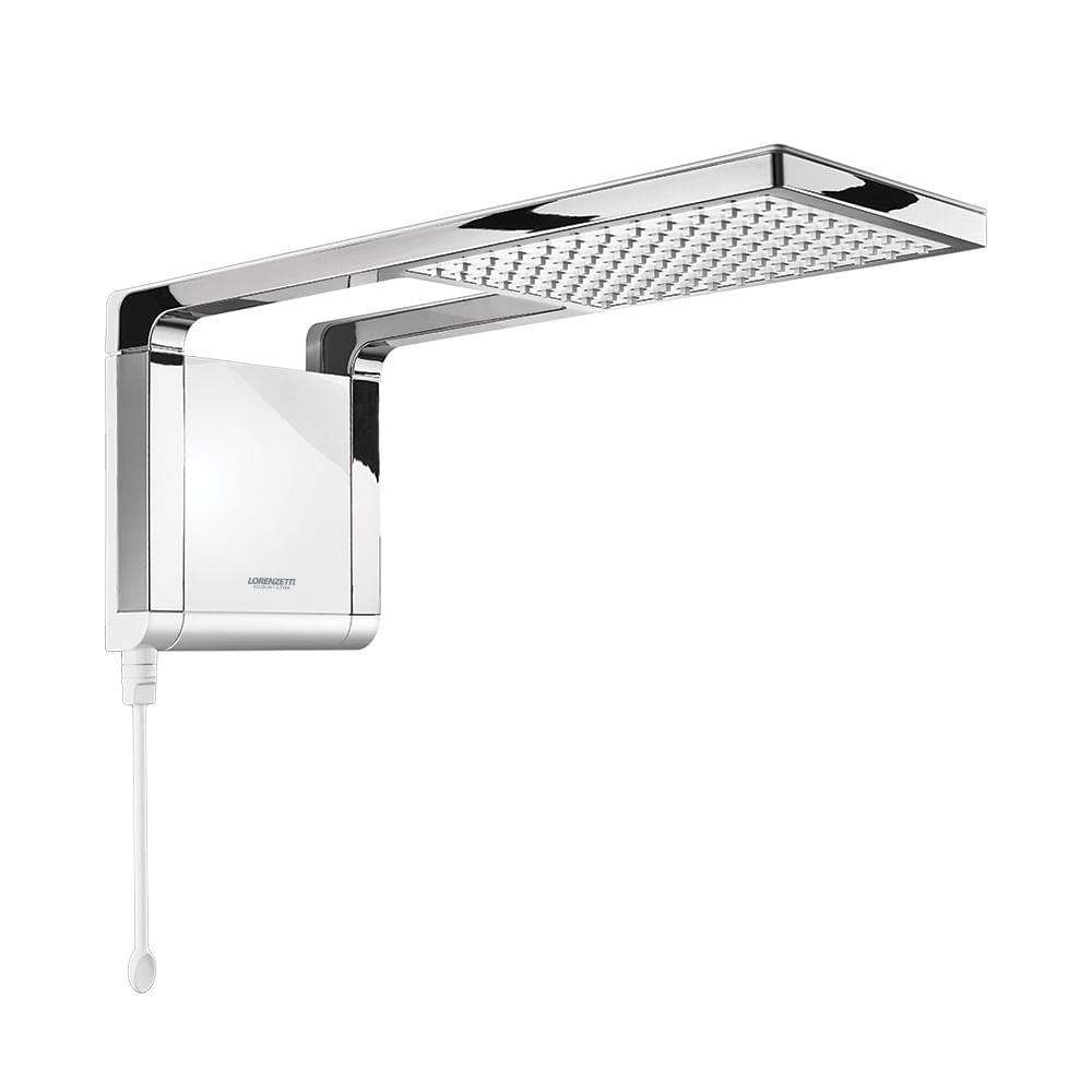 Encontraproduto.com.br - Chuveiro Lorenzetti Acqua Storm Ultra 7800W Branco com Cromado – 220 Volts