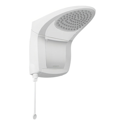 Encontraproduto.com.br - Ducha Eletrônico Acqua Jet Ultra 6800W Branco Com Cromado 220V Lorenzetti