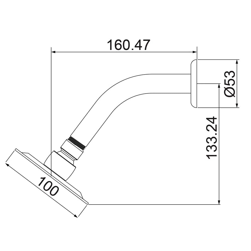 Encontraproduto.com.br - Chuveiro Lorenzetti LorenSlim Square 7023 C16 de Parede Cromada