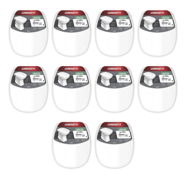 Kit 10 Assento Loren One Branco De Polipropileno Lorenzetti