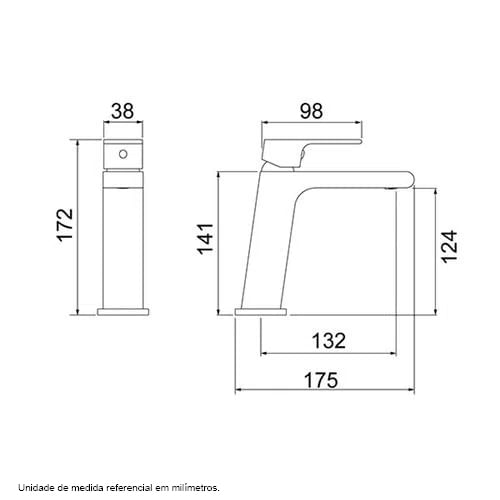 Encontraproduto.com.br - Torneira Misturador para Banheiro Like 1/2