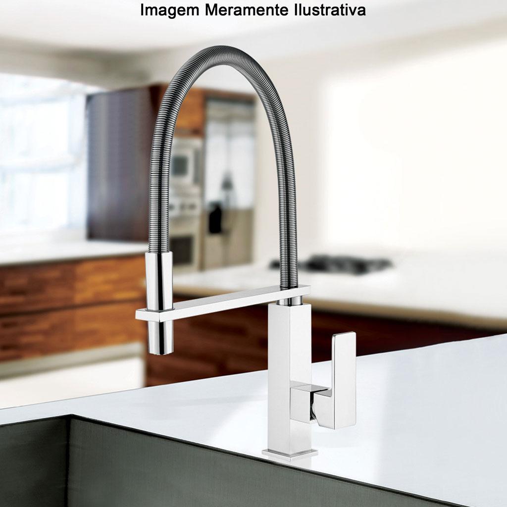 Encontraproduto.com.br - Torneira Misturador Monocomando Lorenzetti Lorenvogue 2267 C98 De Bancada Cromada