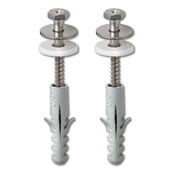 Kit Fixação Inox Para Lavatórios E Colunas Bucha 10mm