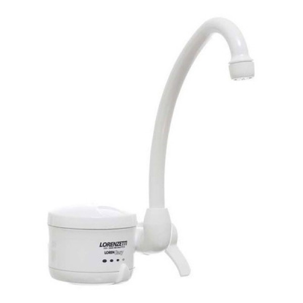 Torneira Elétrica Para Cozinha De Bancada Branca 5500W Loren Easy Lorenzetti