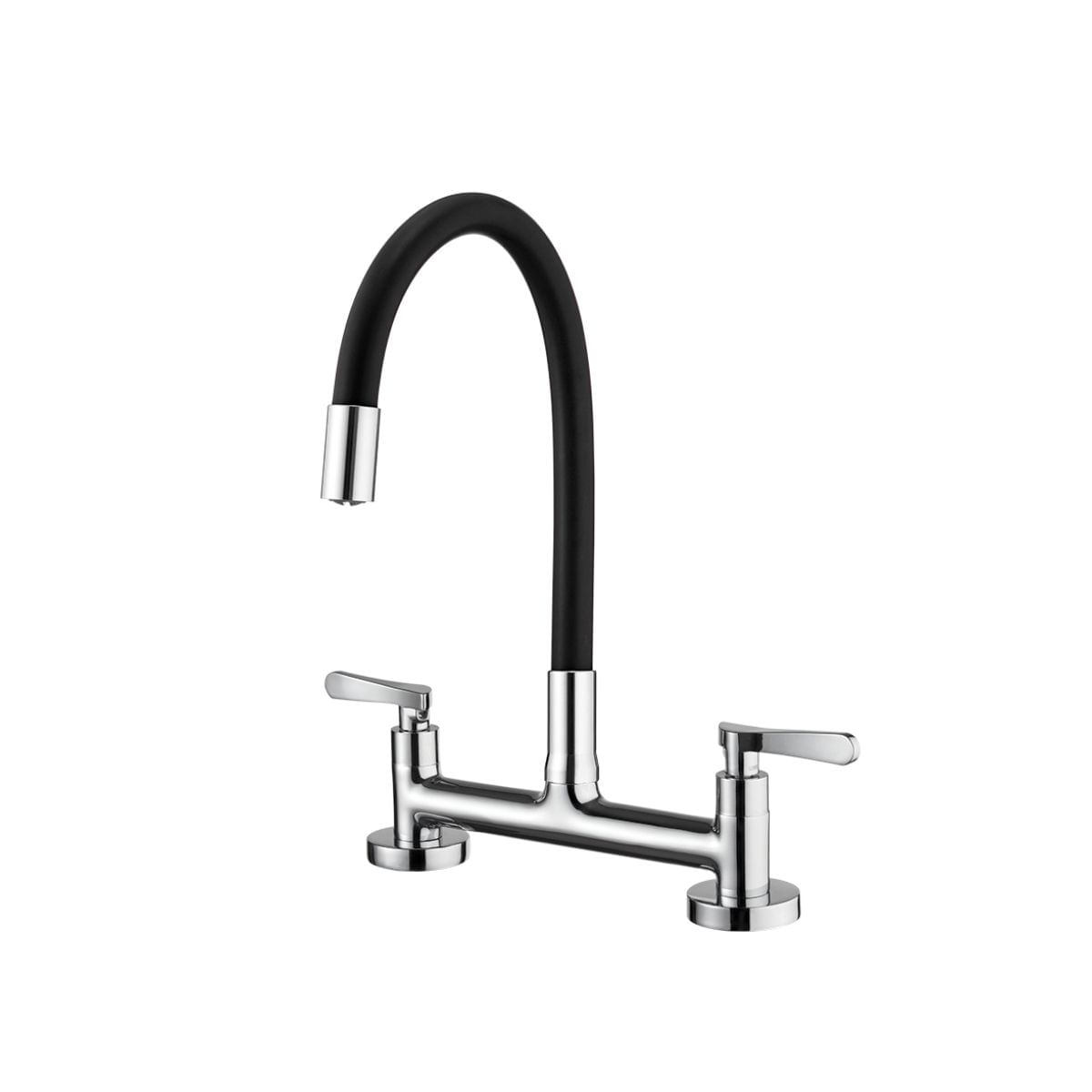 Encontraproduto.com.br - Torneira Misturador Lorenzetti LorenFlex 1256 B27 com Bica Móvel de Bancada Preta