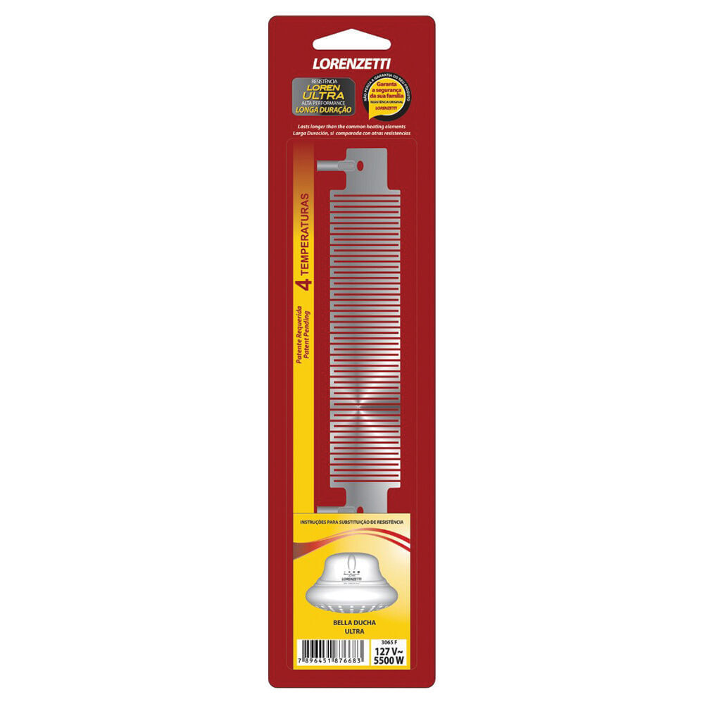 Encontraproduto.com.br - Resistência Loren Ultra 3065f 4 Temparaturas 127v 5500w Lorenzetti