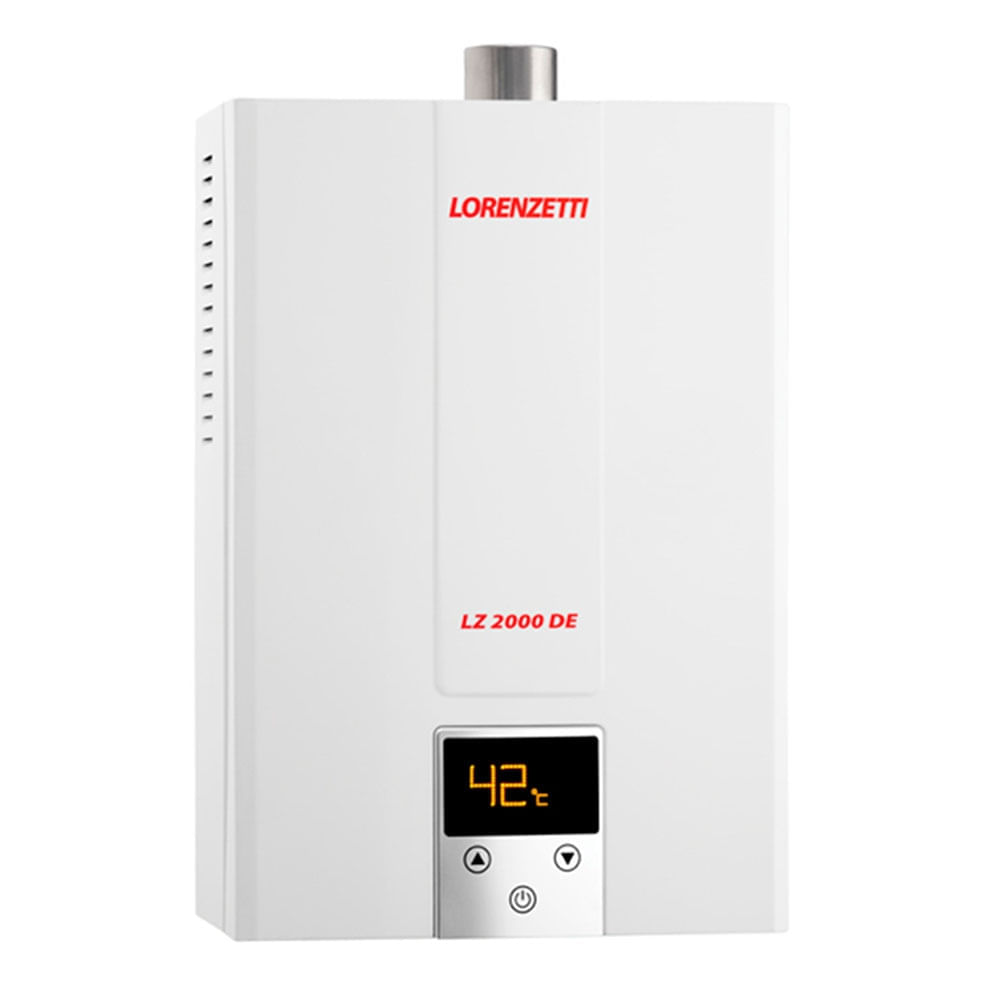 Encontraproduto.com.br - Aquecedor a Gás LZ 2000 DE-B GN Branco Lorenzetti
